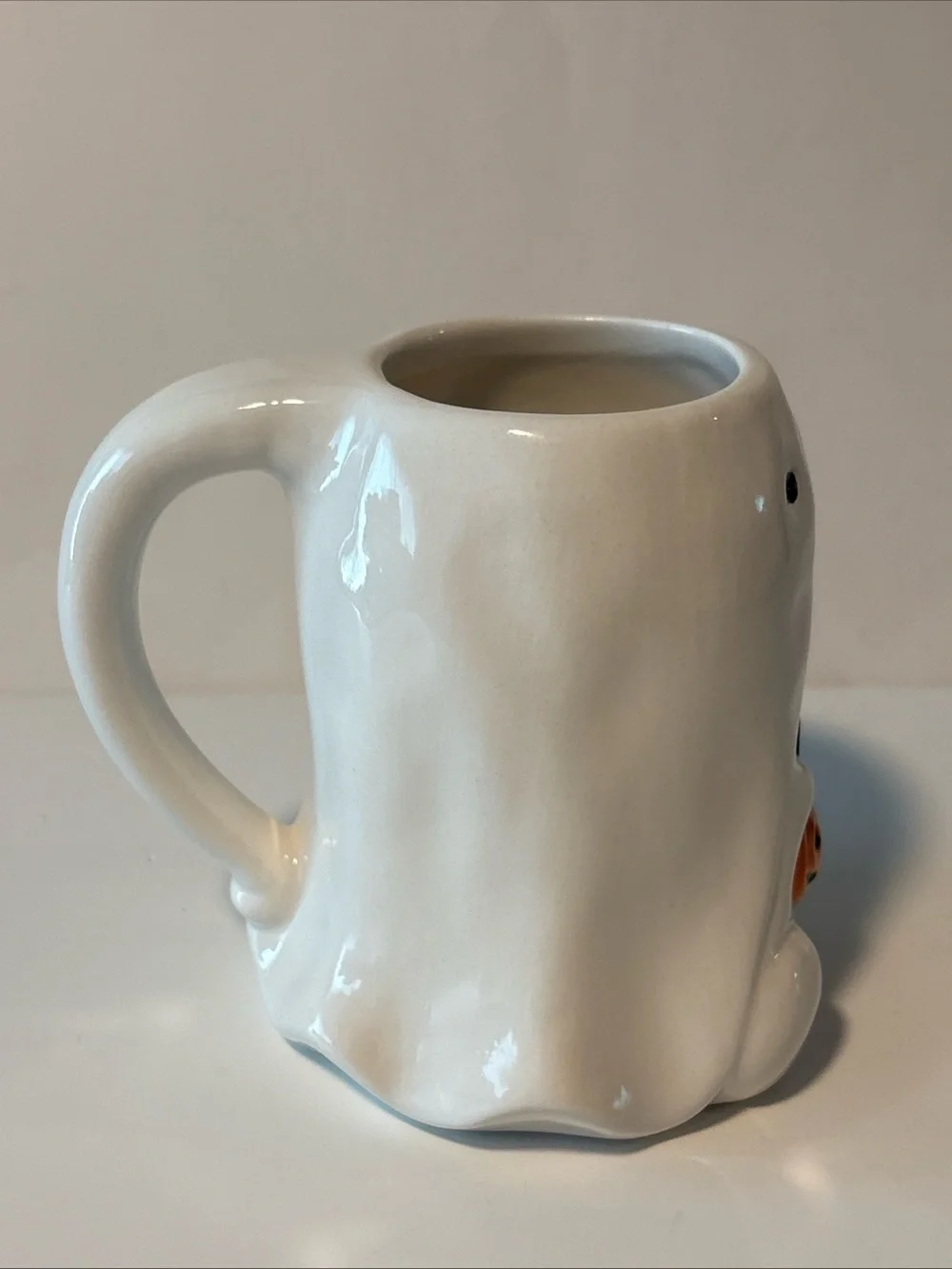 Pottery Barn 25 oz Ghost Stoneware Mug New